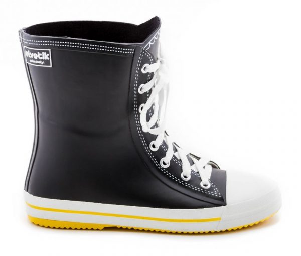 Yellow Magic - bottes de pluie - elvetik - noir & jaune