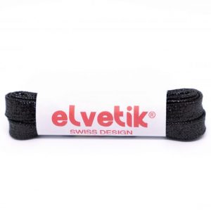 lacet noir brillant elvetik