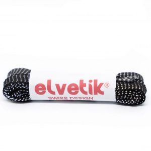 lacet noir paillettes elvetik