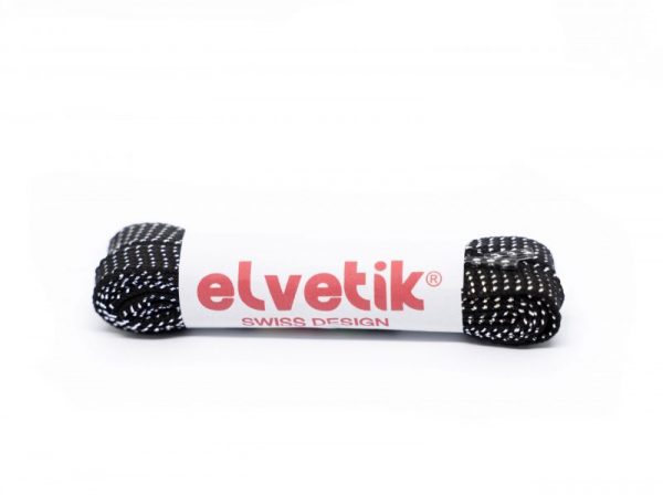 lacet noir paillettes elvetik