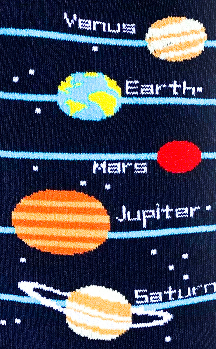 Fantasiesocken Planeten