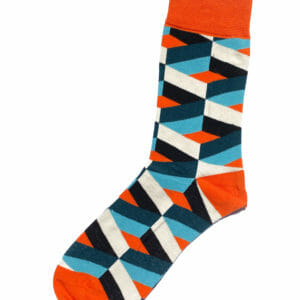 Fantasiesocken Geometrie