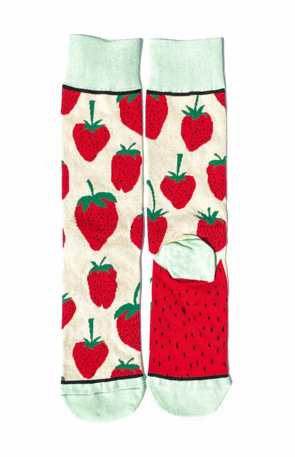 Chaussettes fantaisie Tendres Fraises