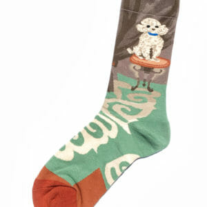 Chaussettes fantaisie Caniche & Teckel