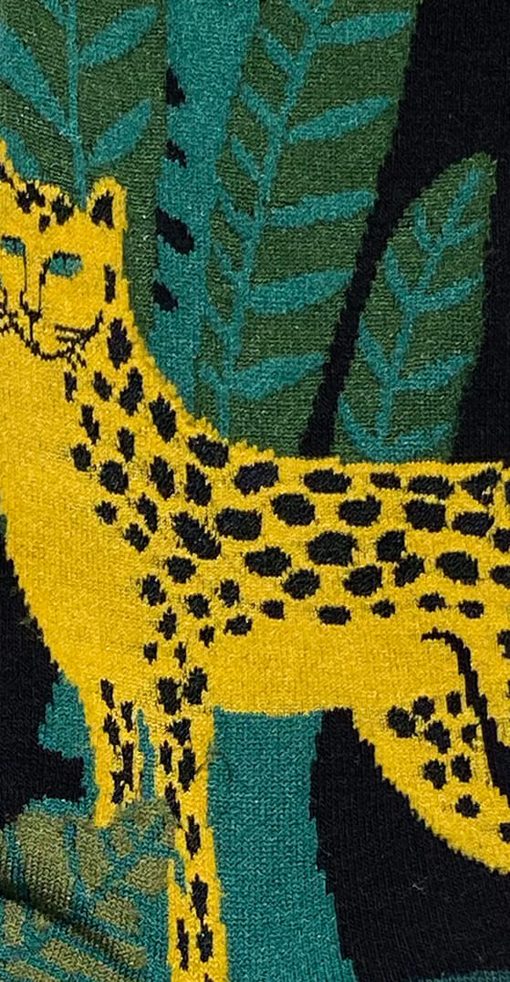 Chaussettes Guépard en coton