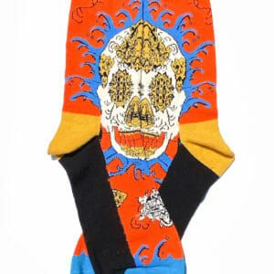 Chaussettes colorées Barok Skull