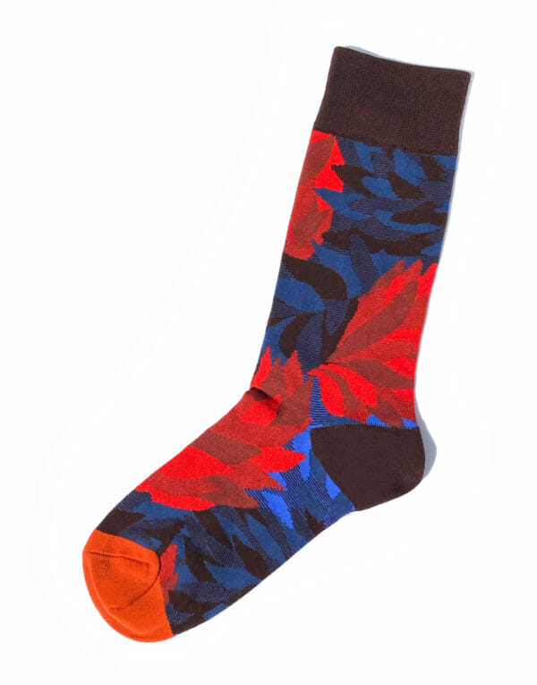 Fire Flower Fantasiesocken