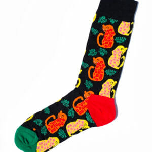 Fantasie-Socken Leopard