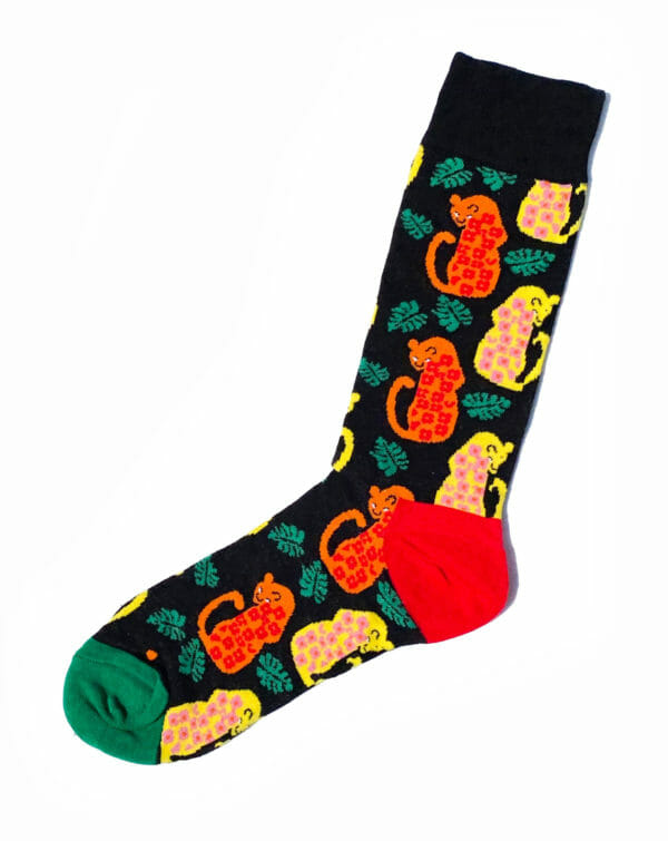 Fantasie-Socken Leopard