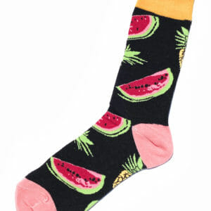 Chaussettes fantaisie Pastèque & Ananas