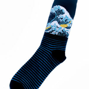 Chaussettes fantaisie Vague