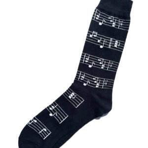 Ausgefallene Socken aus Baumwolle mit Musik Notenmuster