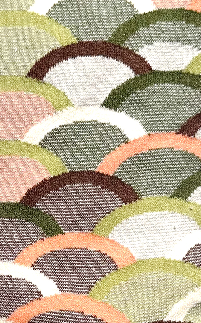 Chaussettes fantaisie en coton avec motif de nuages pastels