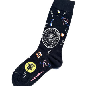 Ausgefallene Socken aus Baumwolle mit Rock-Tattoo-Motiv