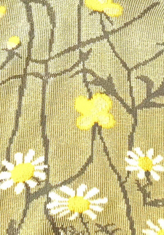 Farbige Spring Flower Socken aus Baumwolle mit Gänseblümchenmuster